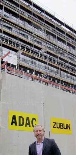 ADAC Gebäude mit dem verleger Marco Wendlandt